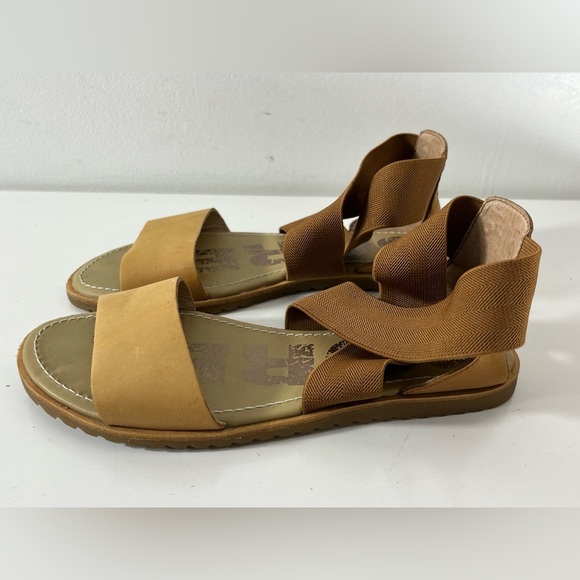 Sorel Womens Size 6 Ella Style Sandals Ankle Strap Tan Brown - Picture 2 of 8